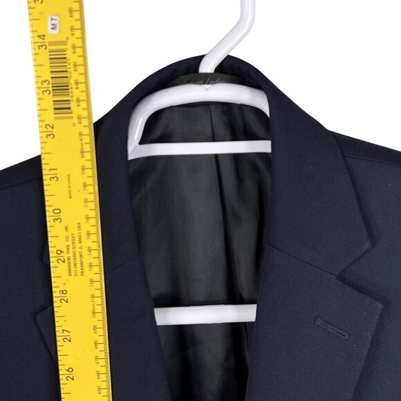 Lauren Ralph Lauren Mens 42R Navy Sport Coat Blazer Wool Quiet Luxury Timeless - Picture 9 of 13